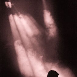 Herbert Grönemeyer auf der Bühne im Gegenlicht